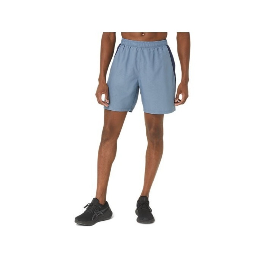 ASICS® (Men's 3XL) 7" PR Lyte™ Short 2.0 in Steel Blue Nagashi Tech